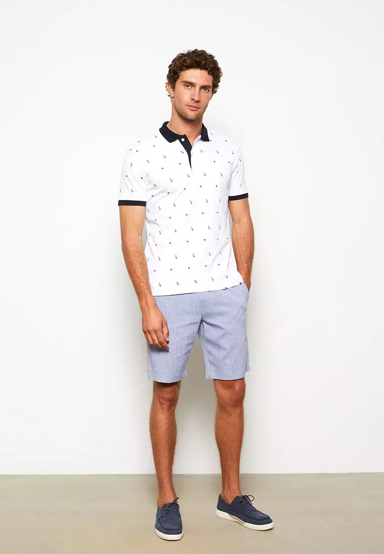 Polo t top shirt with shorts