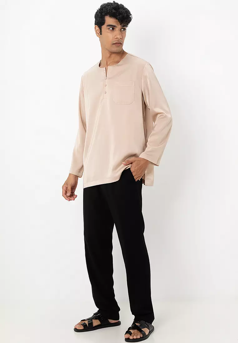 JASPAR Exclusive Round Neckline Kurta Top