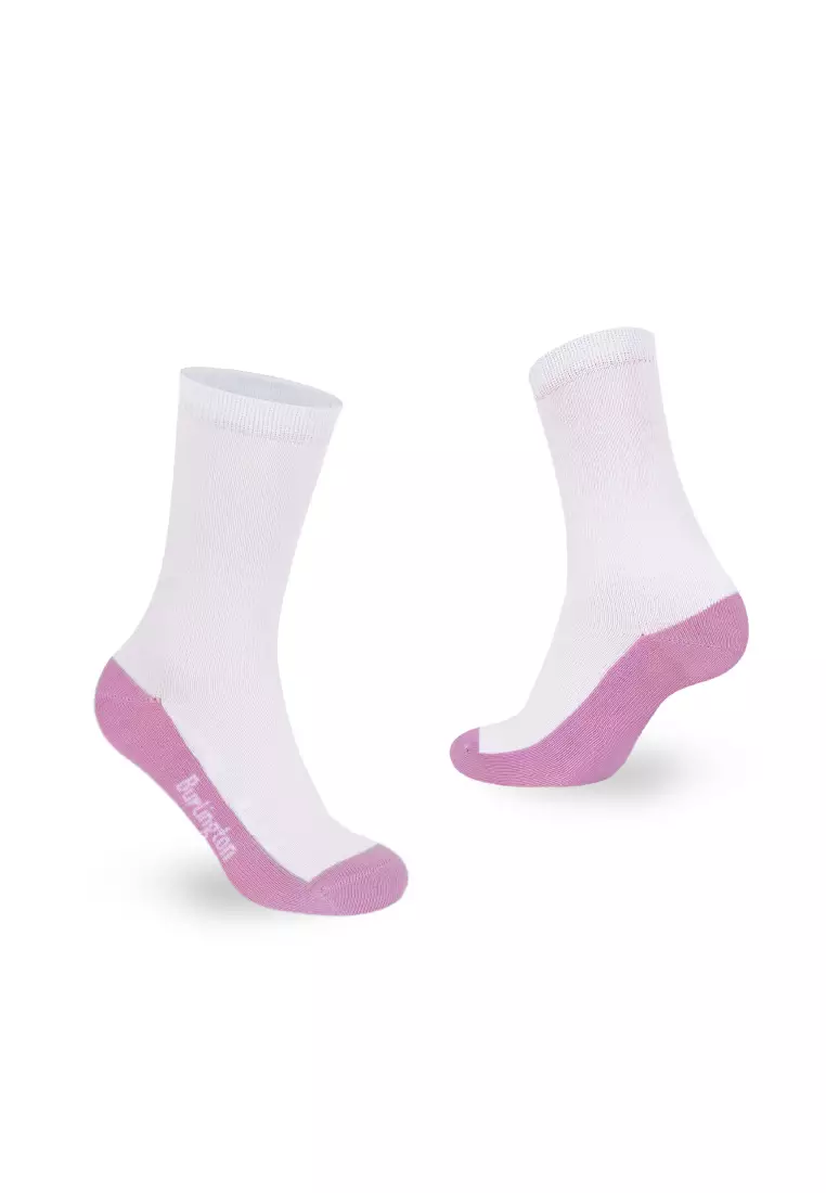 Girl's Cotton Lite Casual Crew Socks 3 pairs in 1 pack BGCKG60