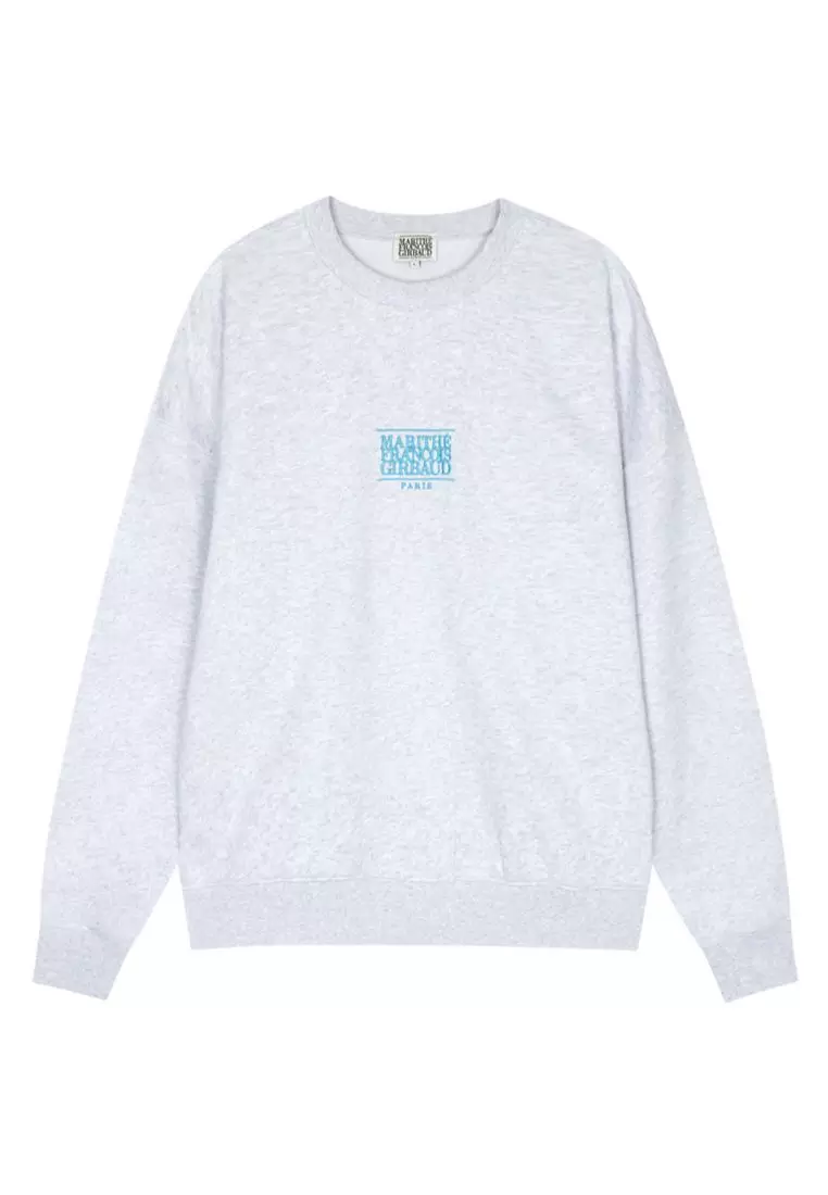 [MARITHE]★LETTERING LOGO SWEATSHIRT 