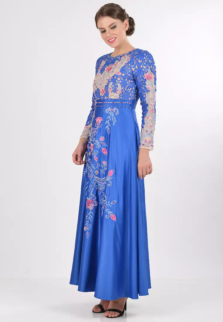 Bibiq Gamis Brokat Satin