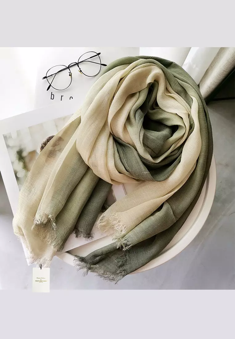 Cotton Yarn Mix Color Tie Dye Scarf JW JS-1100.a