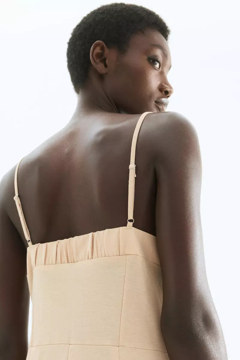 Pleated jumpsuit