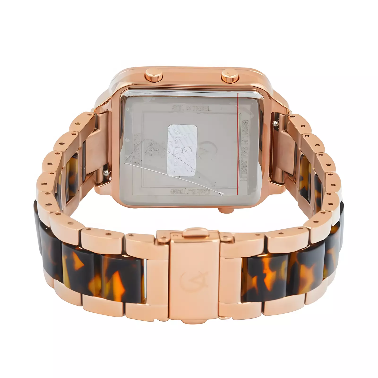 Alexandre Christie DiGi - Jam Tangan Digital Wanita - Rose Gold Brown - Stainless Steel -  9381 LHBRGBABO
