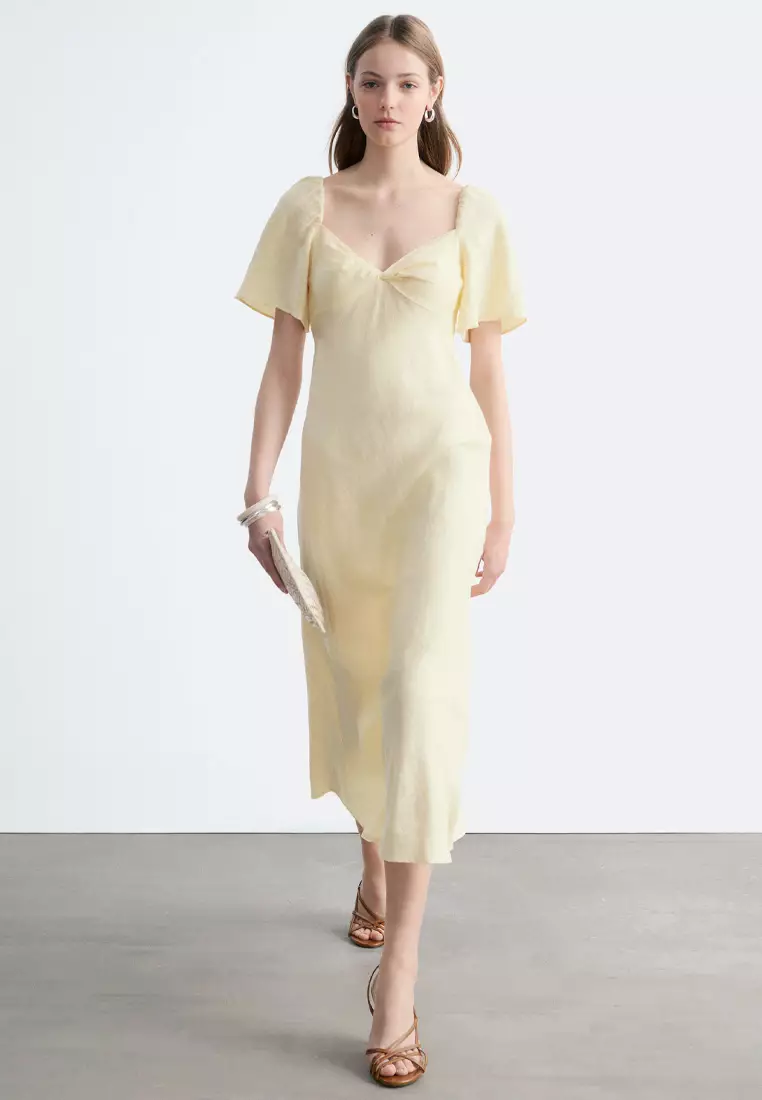Linen Midi Dress