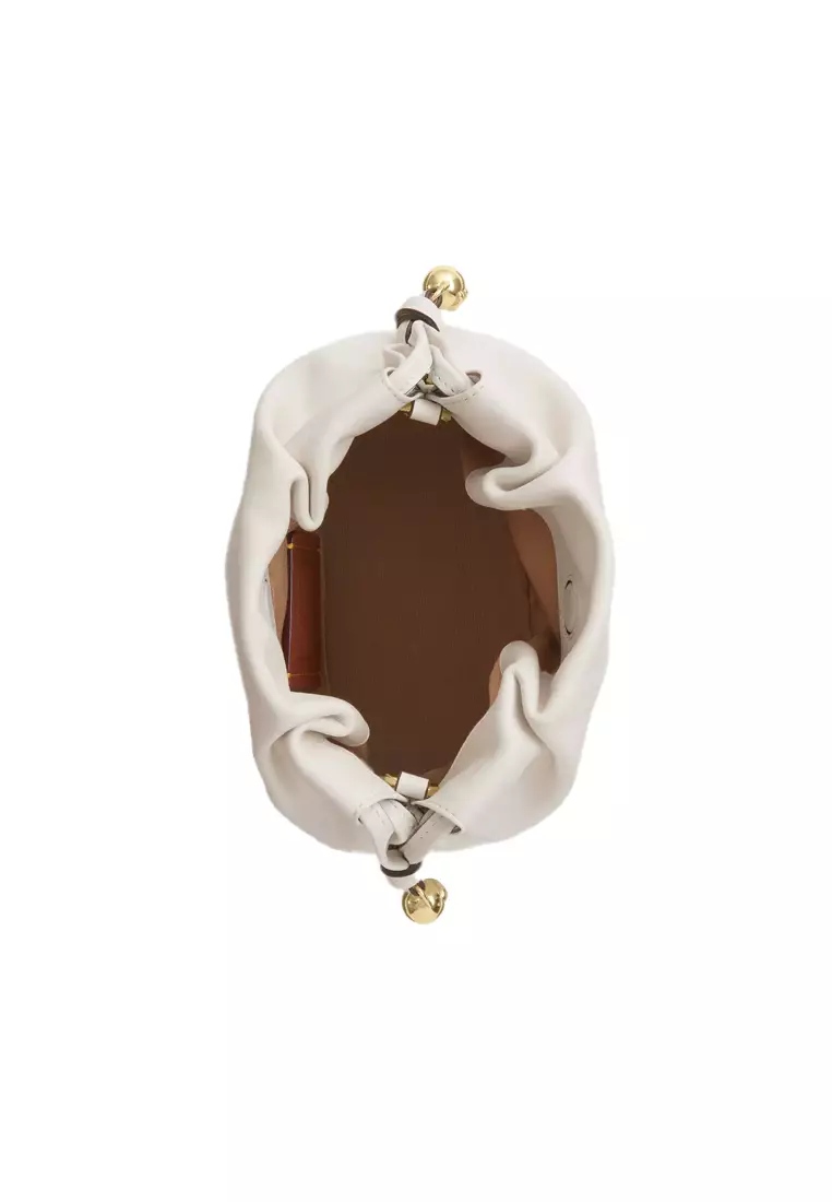 Faye Mini Drawstring Bag With Ruching CDB67