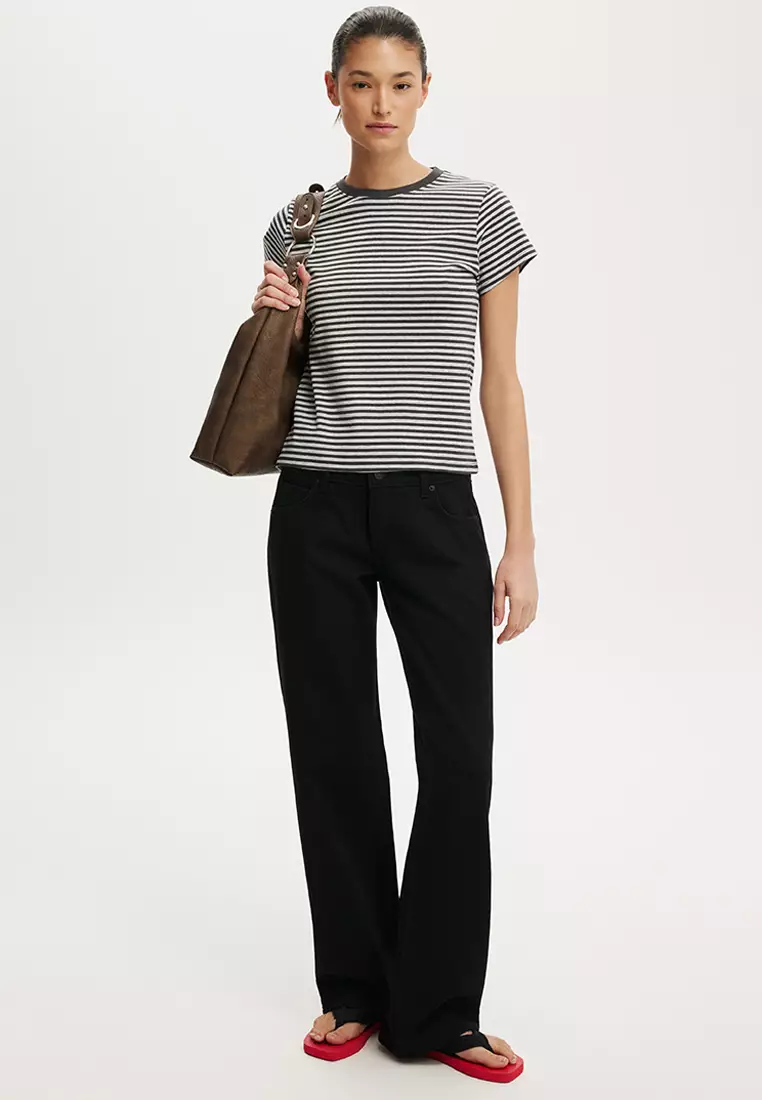 Low Rise Straight Jeans