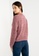 JACQUELINE DE YONG red and purple Justina Long Sleeves Pullover 71AA0AA51FBC36GS_1