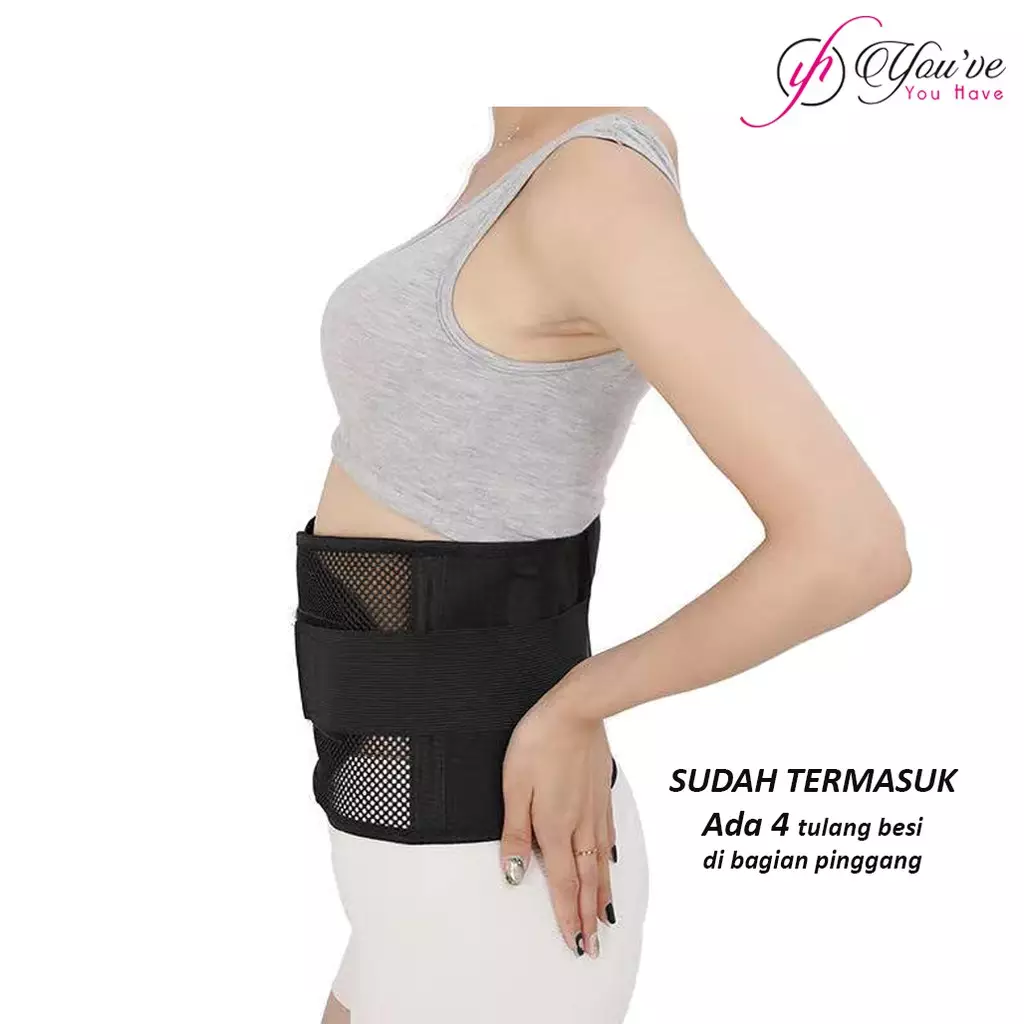 You've (You Have) Korset Lumbal Korset Lumbar Pinggang Tulang Belakang Saraf Pria Wanita 410