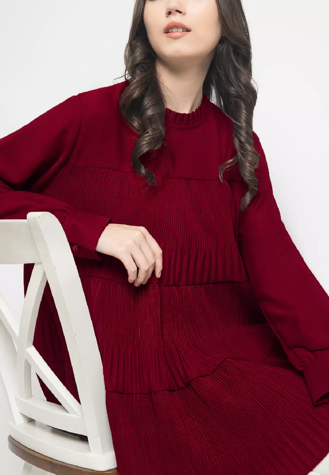 Cassie Blouse - Ruby