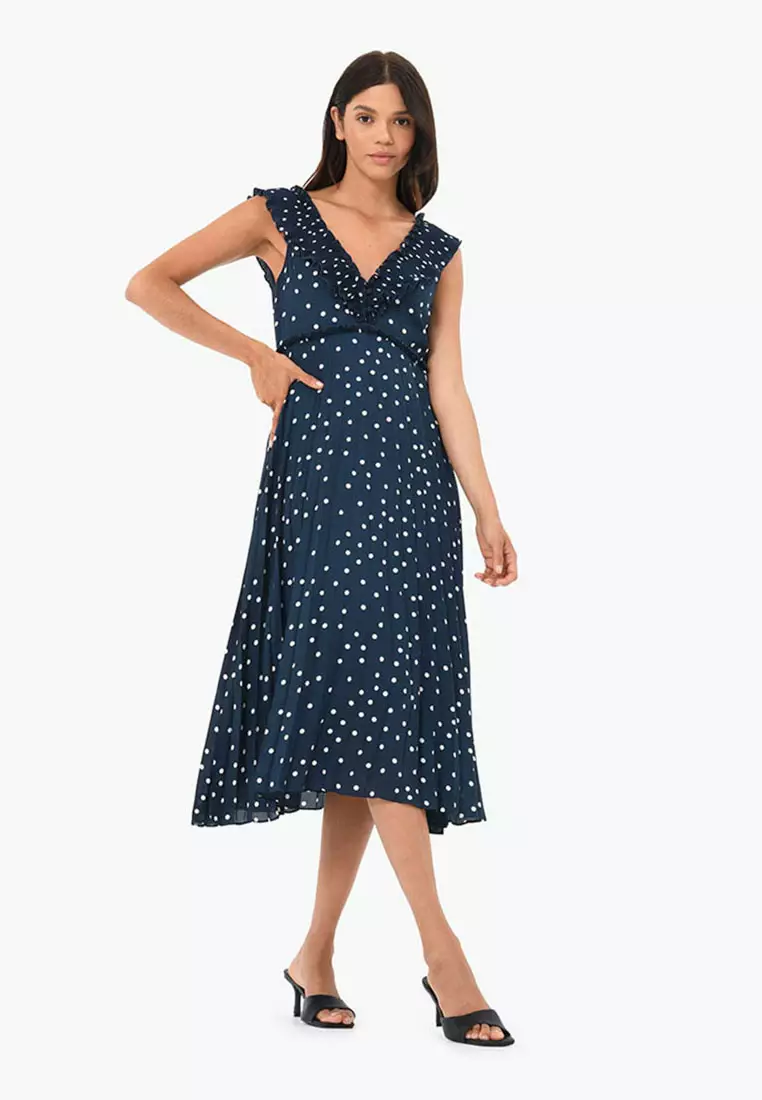 Next navy clearance polka dot dress