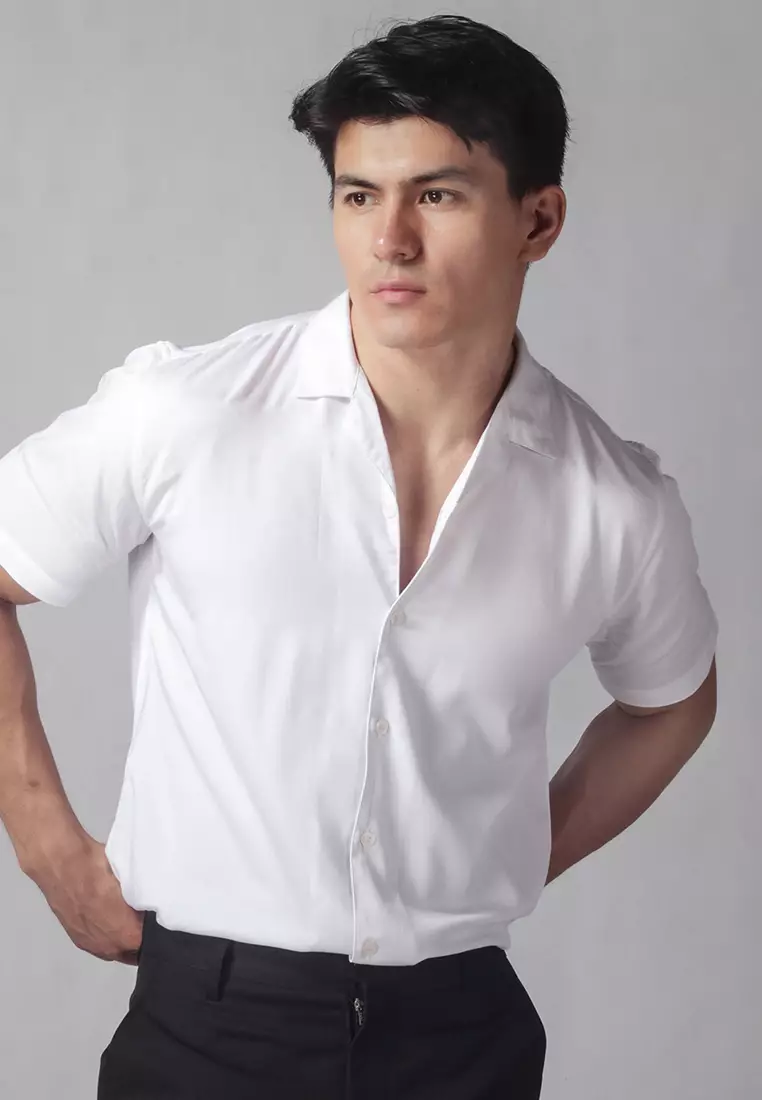 Cuban Ultra White Casual Shirt