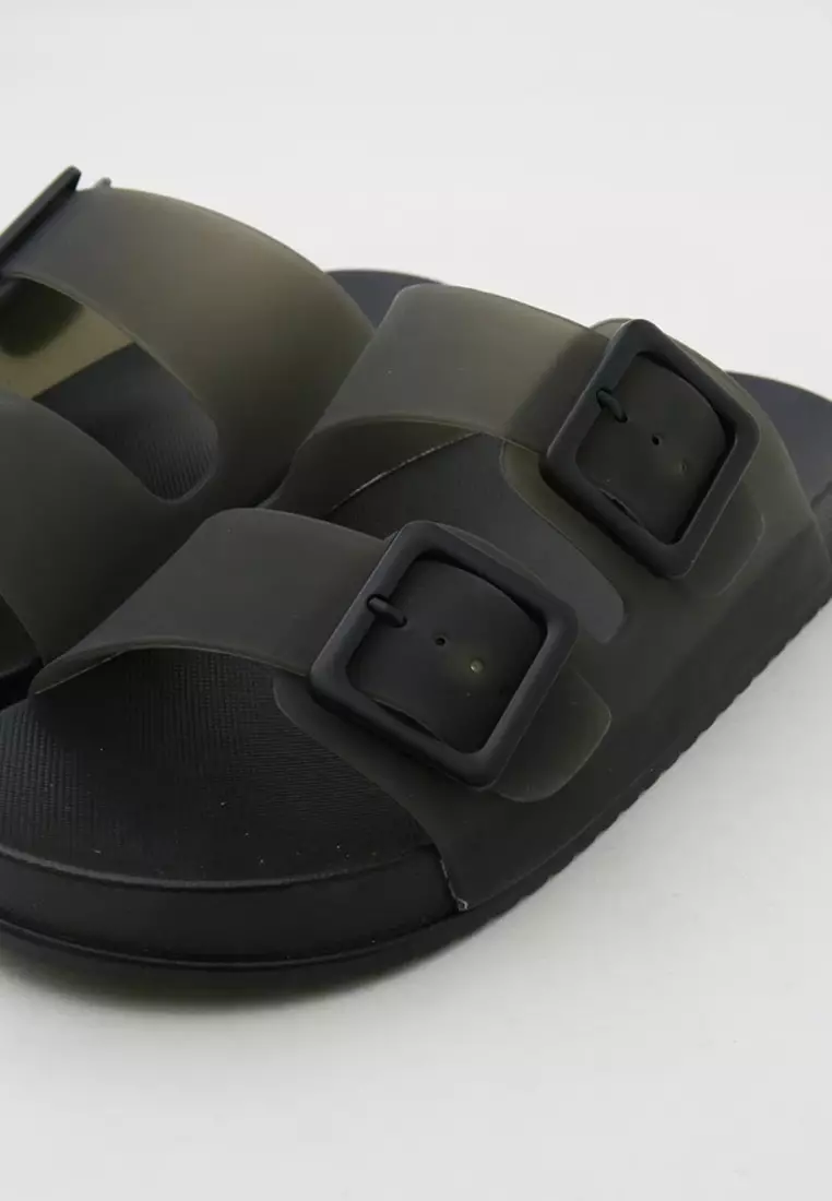 Slide On Flat Sandals