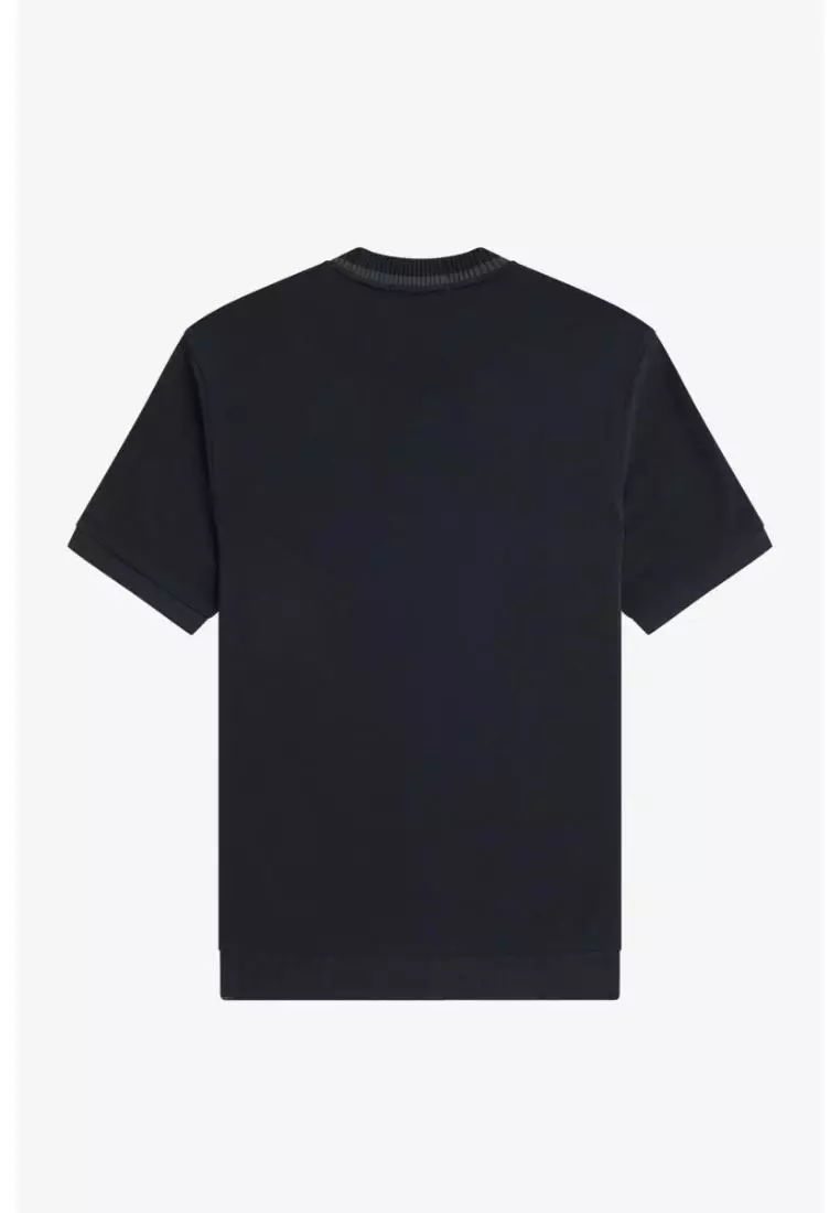 Fred Perry M7 Crew Neck Pique T-Shirt (Navy)