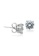 Chomel silver 5mm Cubic Zirconia Solitaire Stud Earring CH795AC0F2UFSG_2