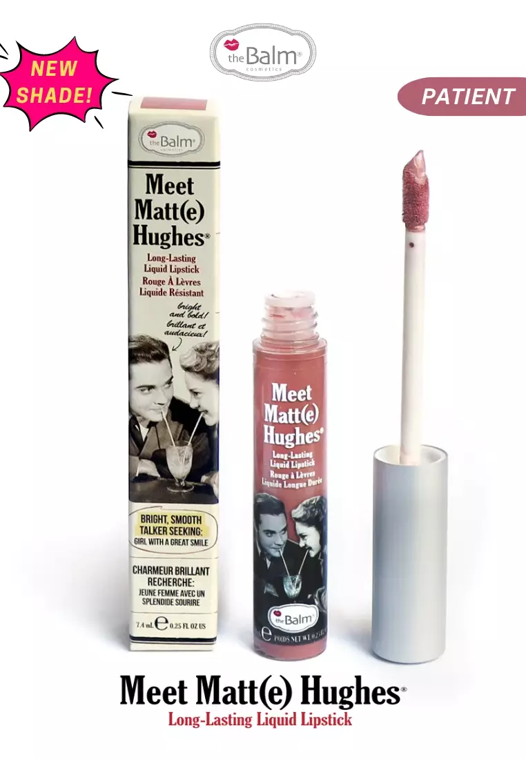 THEBALM Meet Matte Hughes Long Lasting Liquid Lipstick Patient