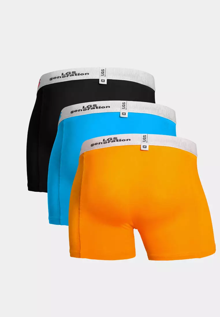 Jual LGS LGS - Boxer - Paket 3 - Blue Orange Black - LEBX.002.656.3.7C ...
