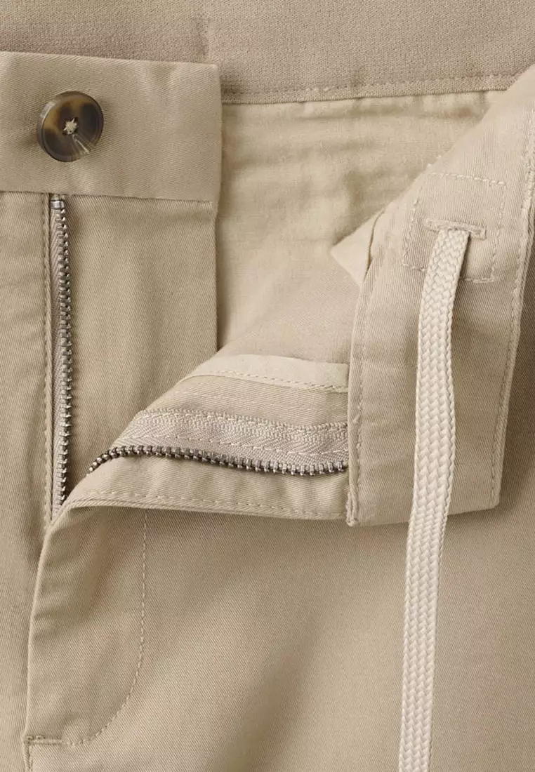 Prato Cropped Tapered Chino Trousers