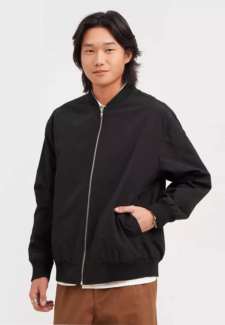 Essentials Relaxed Bomber Jacket
