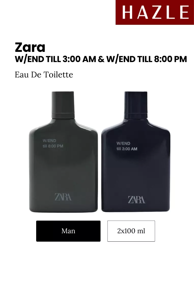 W/END TILL 3:00 AM EDT + Zara Man W/END TILL 8:00 PM EDT Set 100 ml
