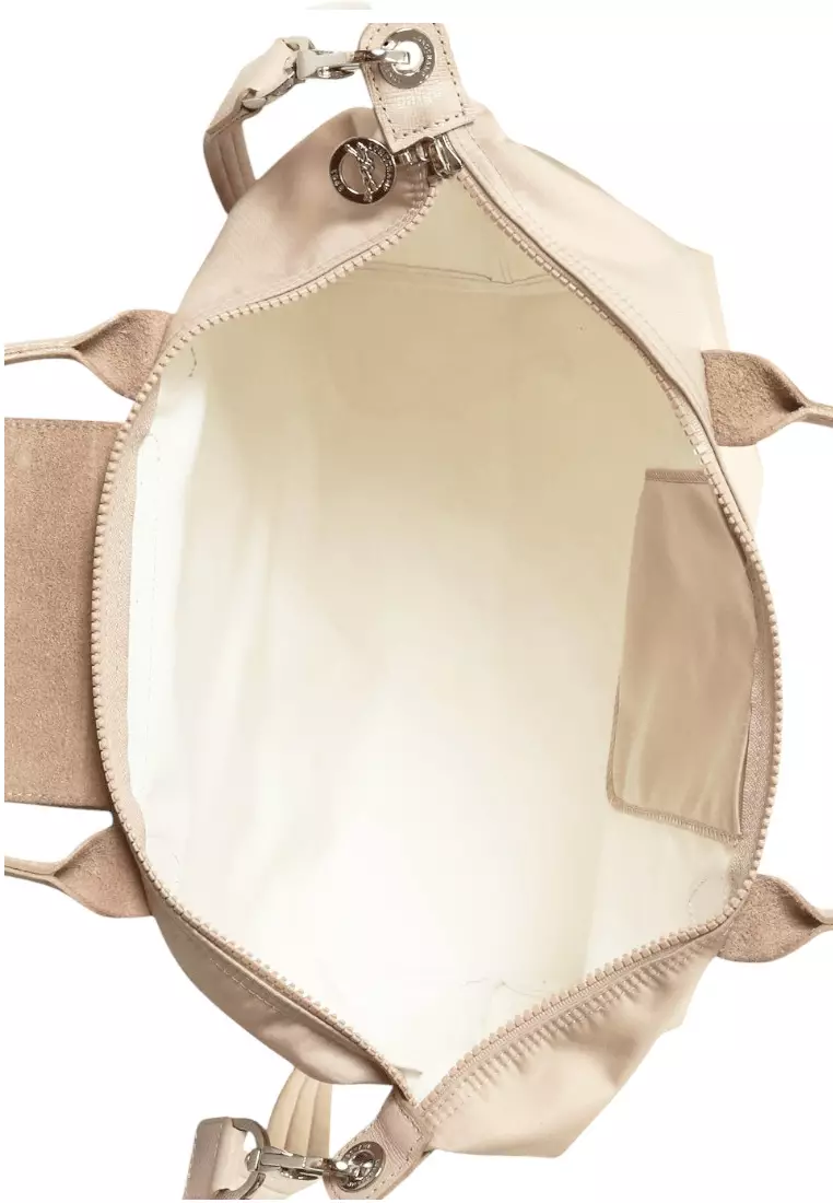 Le Pliage Neo Medium Top Handle Handbag - Cream Beige