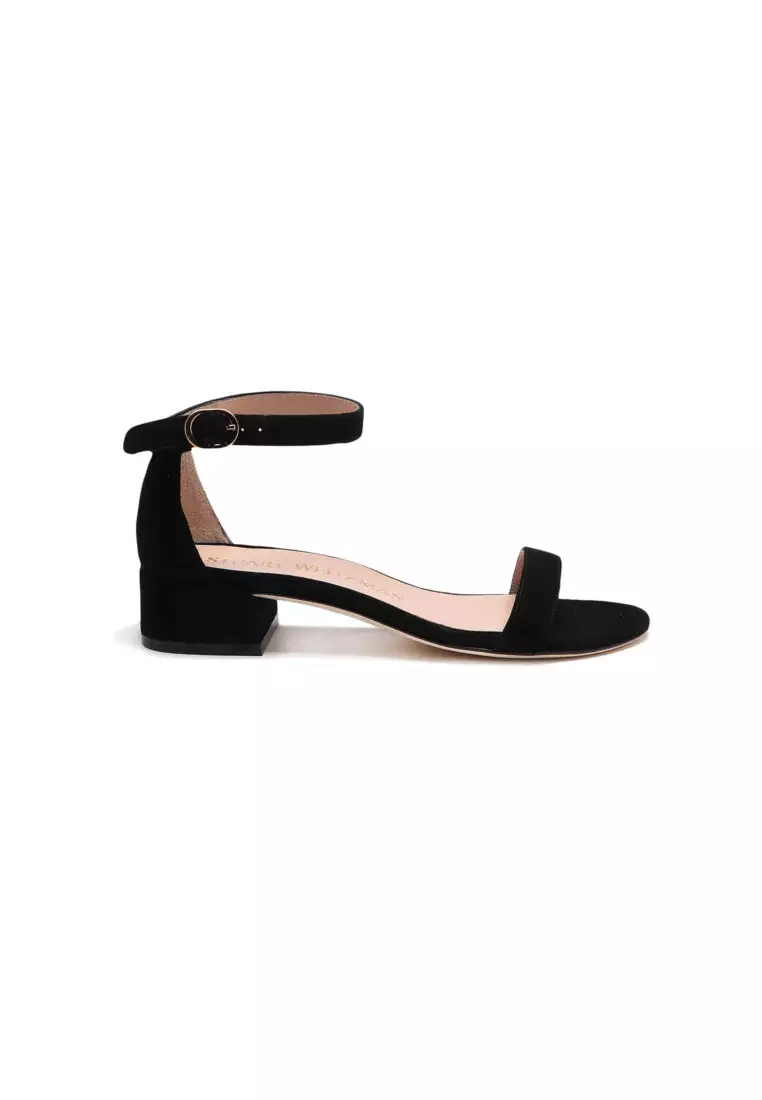 Discount on Stuart Weitzman  shoes - SKU: Stuart Weitzman Suede Women's Sandals Nudistjune Black Suede