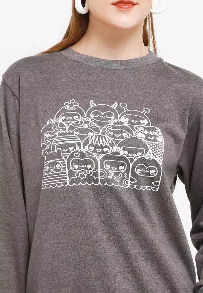 Sweater Long Sleeve Print