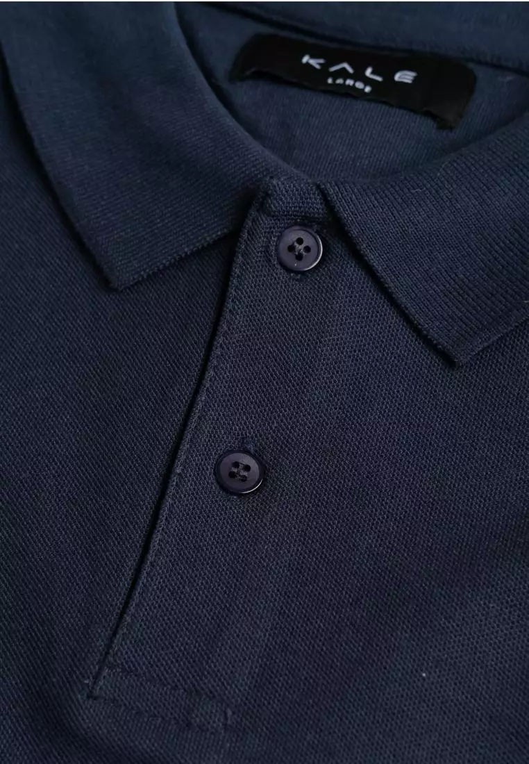 Kale Park Navy / Kaos Polo Pria Lengan Pendek Kerah / Polo Shirt Slim Fit