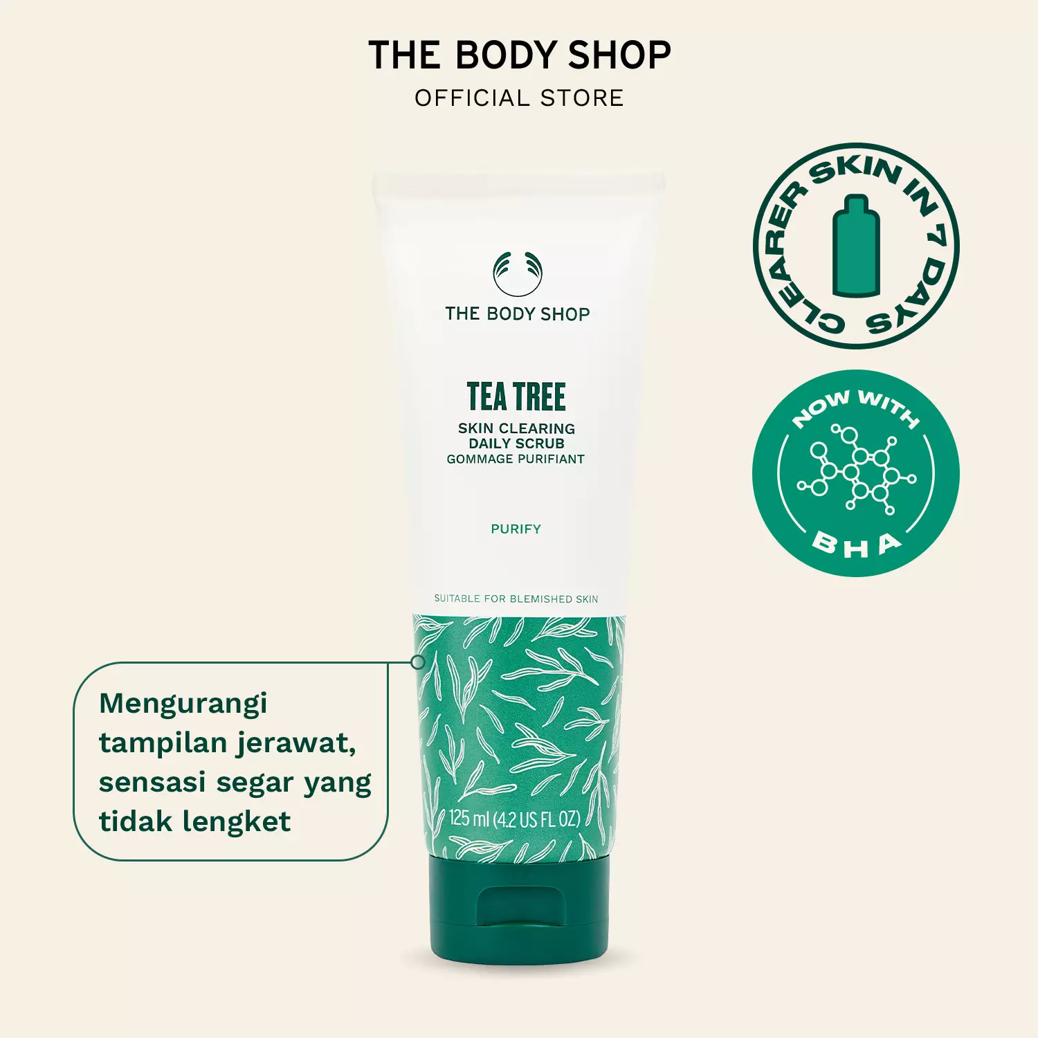 Tea Tree Skin Clearing Daily Scrub 125ml