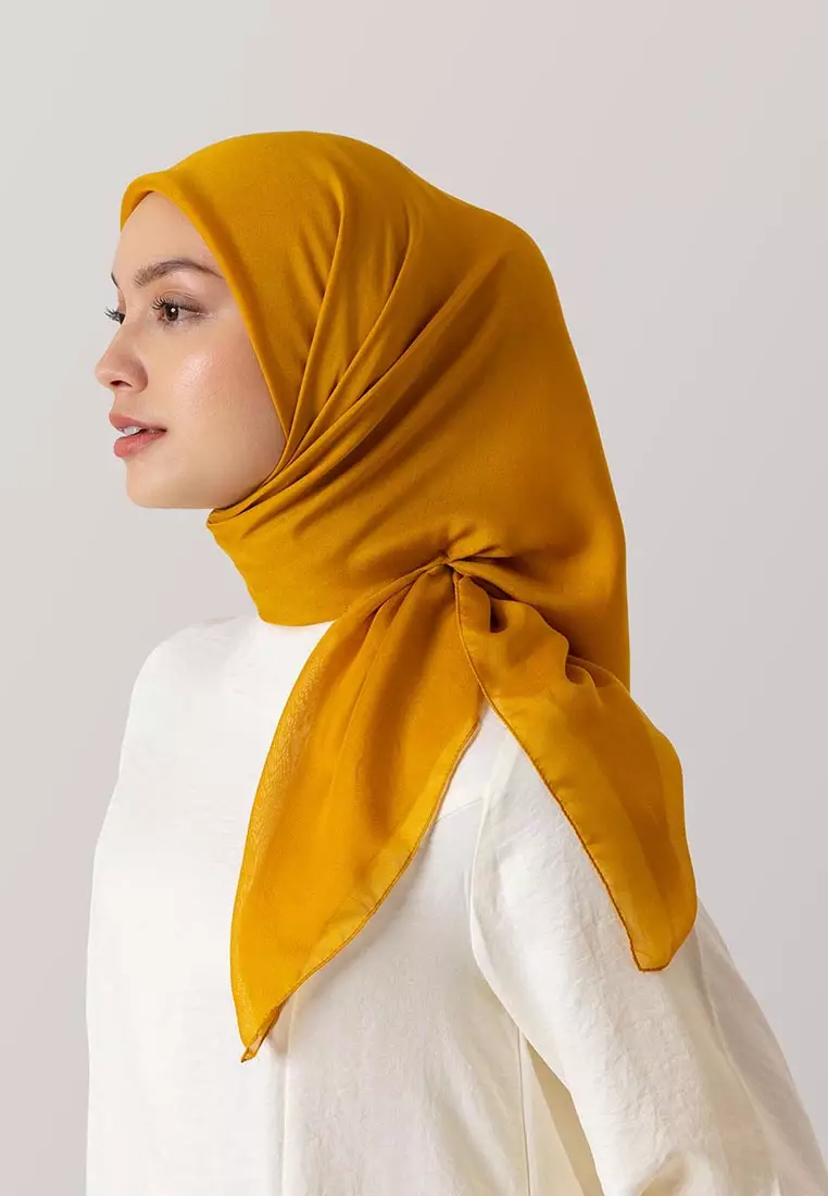 Ria Miranda Mustard Yellow Rarina Scarf