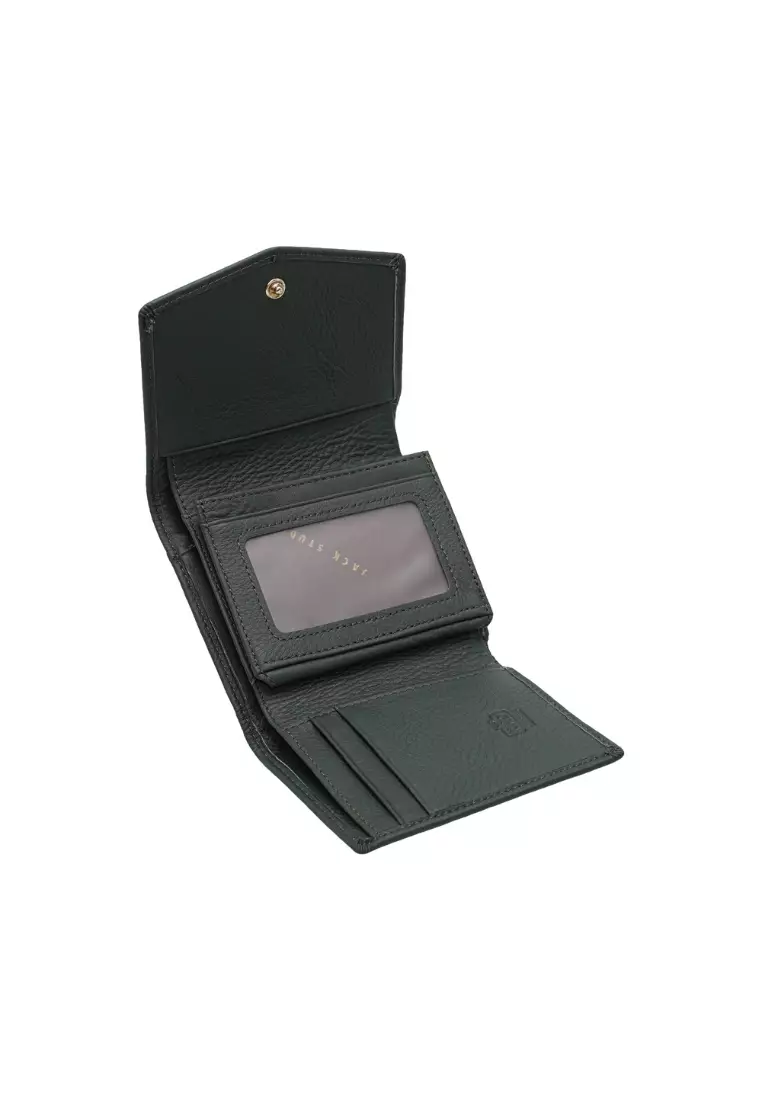 Jack Studio Women Grain Leather Trifold Short Wallet JWB 40554 T