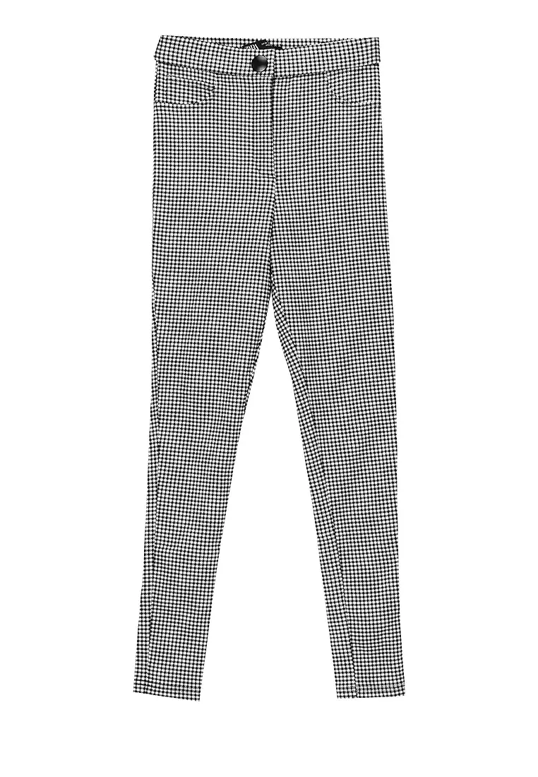 Zara checkered leggings cheap
