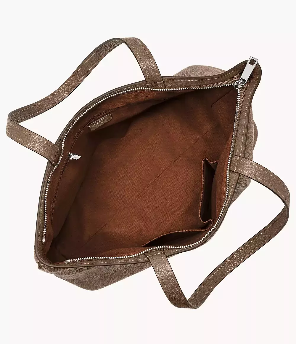Fossil Jessie Top Zip Tote Smoke Tas Wanita - ZB11105-793