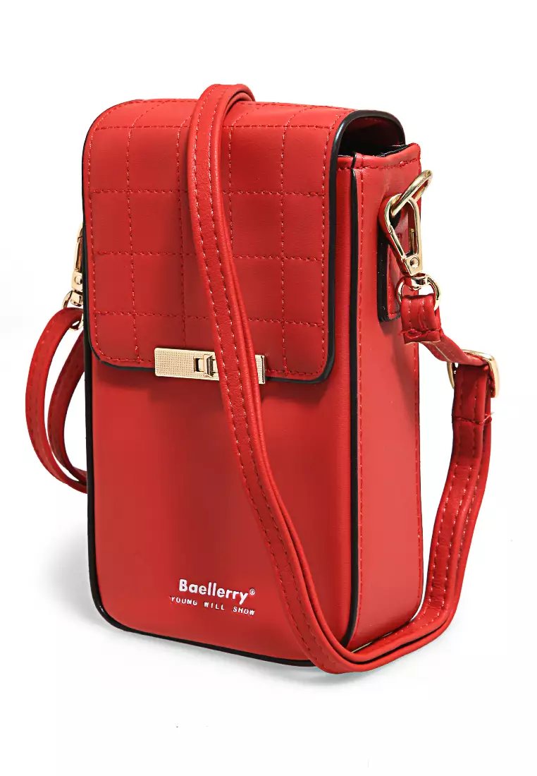 Sling Bag Wanita Tas Selempang Handphone Many Slot Material Leather ORIGINAL