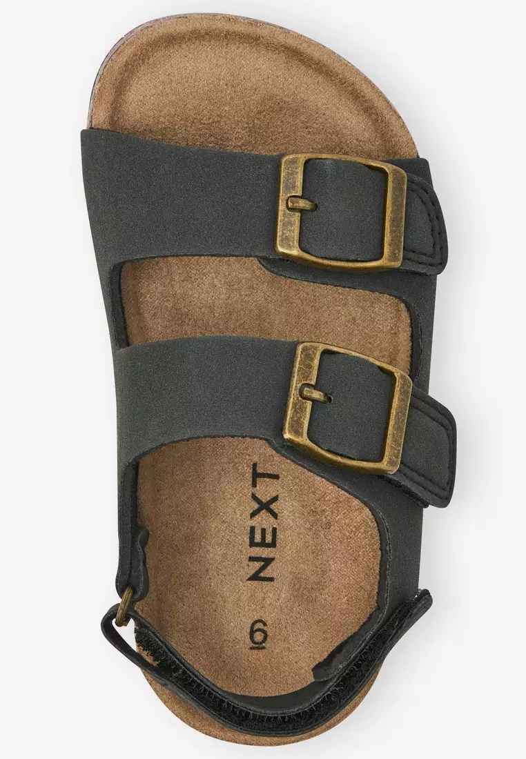 防震鞋墊雙黏扣式軟木底涼鞋