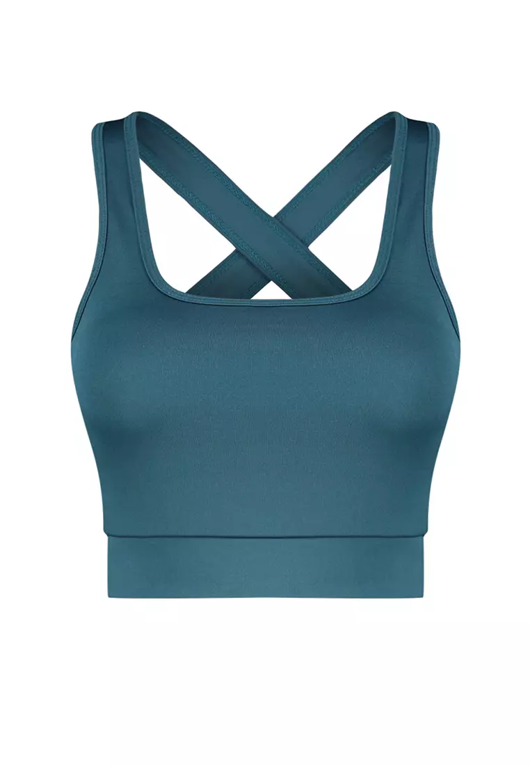 Oil Support/Shaping Back Detail Square Neck Sports Bra TWOSS22SS0040