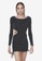Trendyol grey Cut-Out Knitted Dress C9E40AAAD9296BGS_1