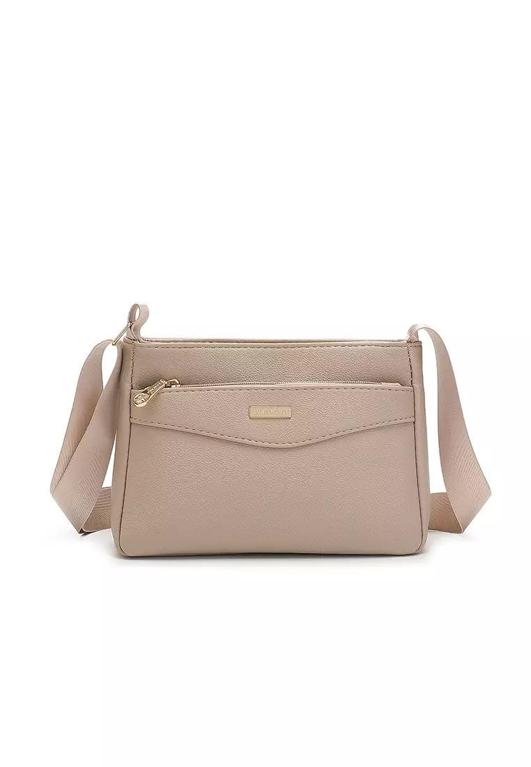 Women's Sling Bag / Crossbody Bag (Tas Selempang Wanita) - Cokelat
