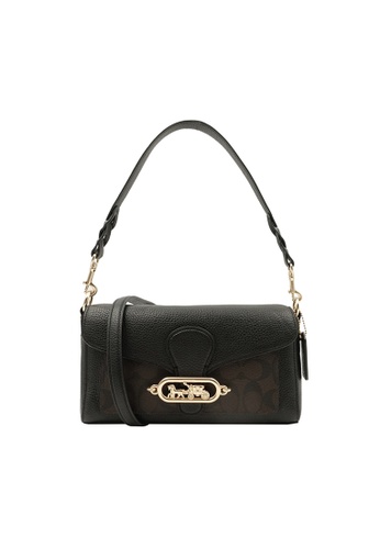 Coach multi Coach small women's PVC with leather Single Shoulder Messenger small square bag A4A9CAC800AA91GS_1