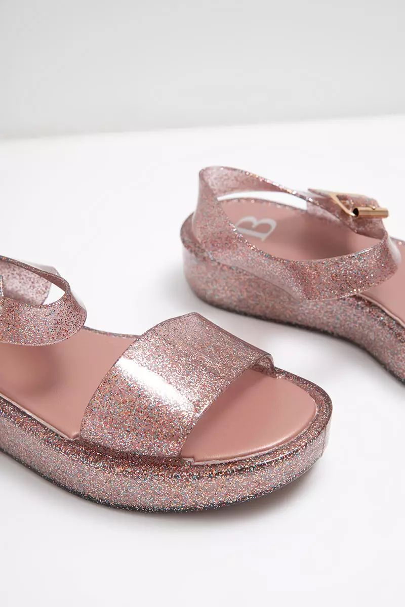 Sofia Masira Platform Sandal Jelly Dusty Pink