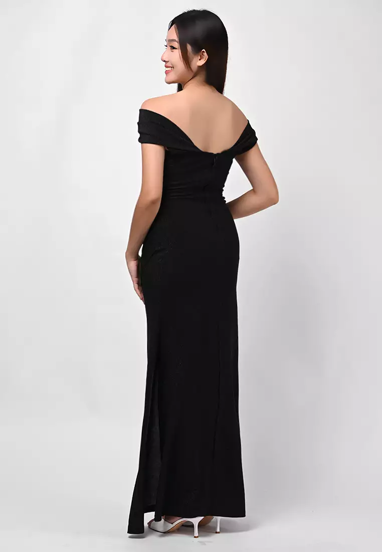 burgundy bridesmaid maxi dress Burgundy A-line Lace V-neck Chiffon Open Back Long Bridesmaid Dresses,  MB113 – Musebridals