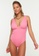 Trendyol pink V-Neck Back Detailed Swimsuit 970B8US84B635DGS_5