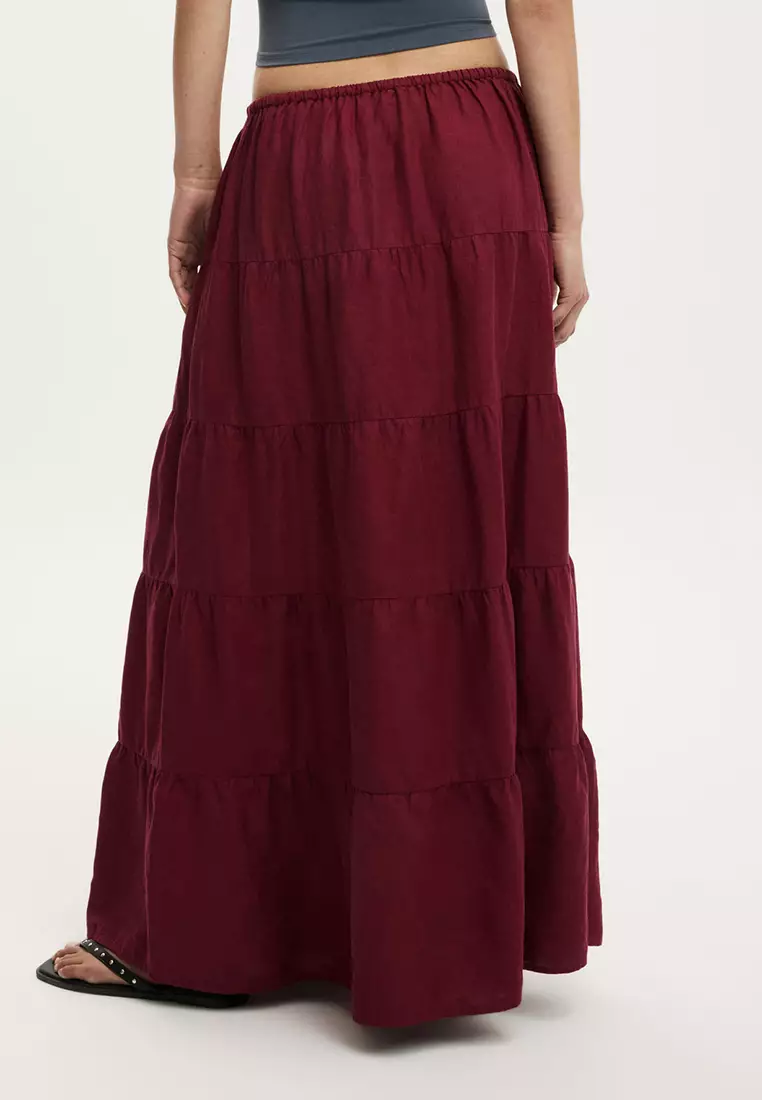 Haven Multi Tiered Maxi Skirt