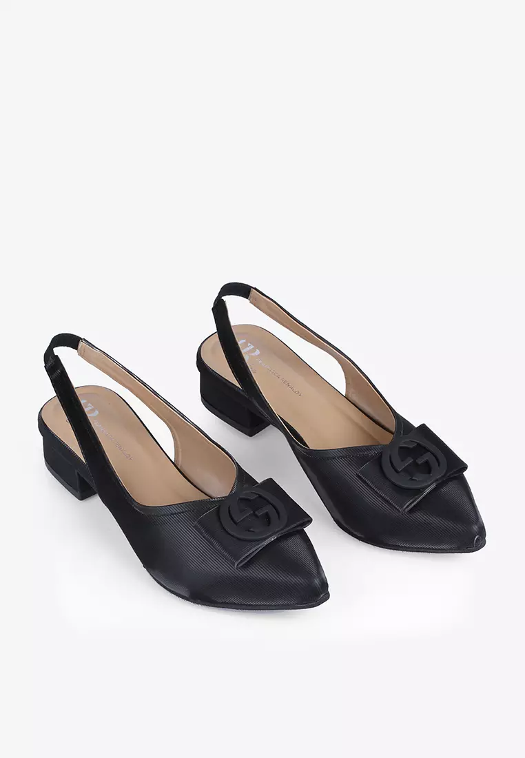 Flat Shoes Sling Ankle Wanita L.Jovita 01