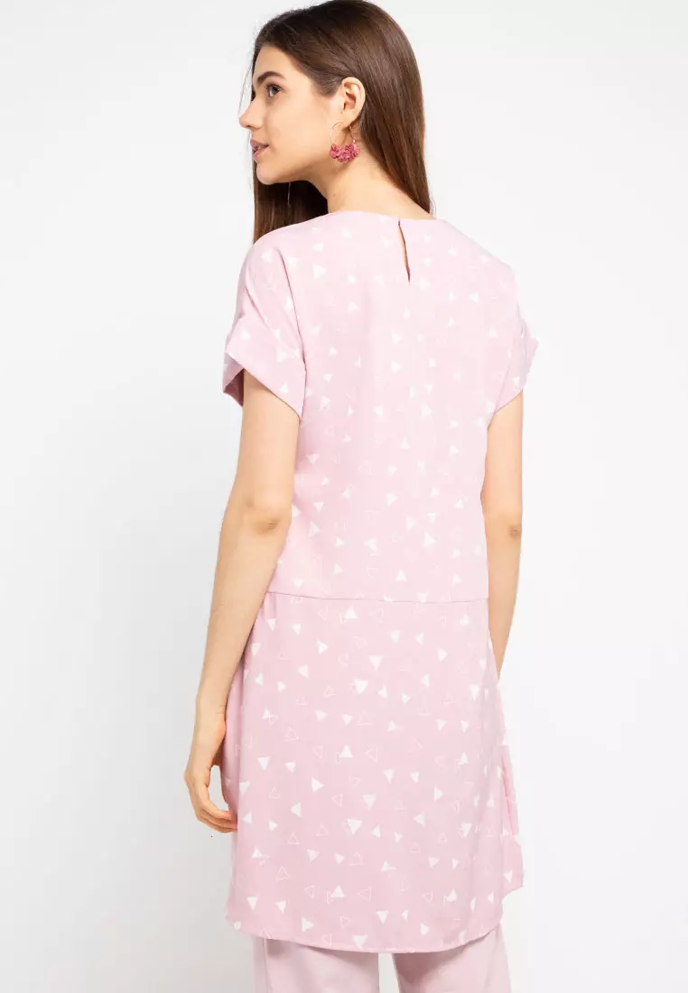 Sophistix Ridley Blouse in Pink Print