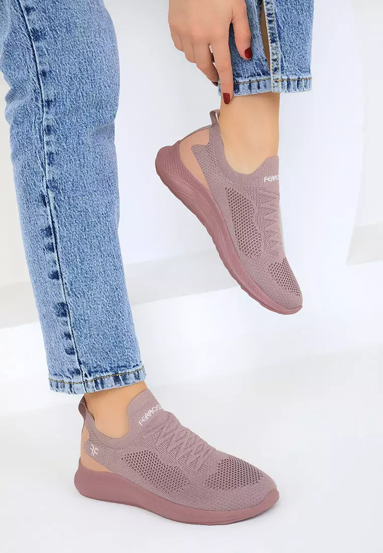 Discount on Soho  shoes - SKU: Round Toe Knit Shoes