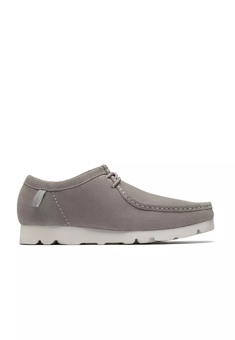 Style Gray Wallabees Buy CLARKS Mens Wallabee Shoes Grey Suede - Main Image