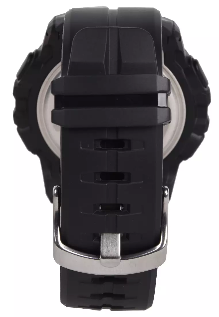 Q&Q - Jam Tangan Pria - Black - Resin Strap - M175J003Y