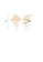 Glamorousky white 925 Sterling Silver Plated Gold Fashion Irregular Geometric Stud Earrings with Freshwater Pearls 12A61AC9AE1A7EGS_2