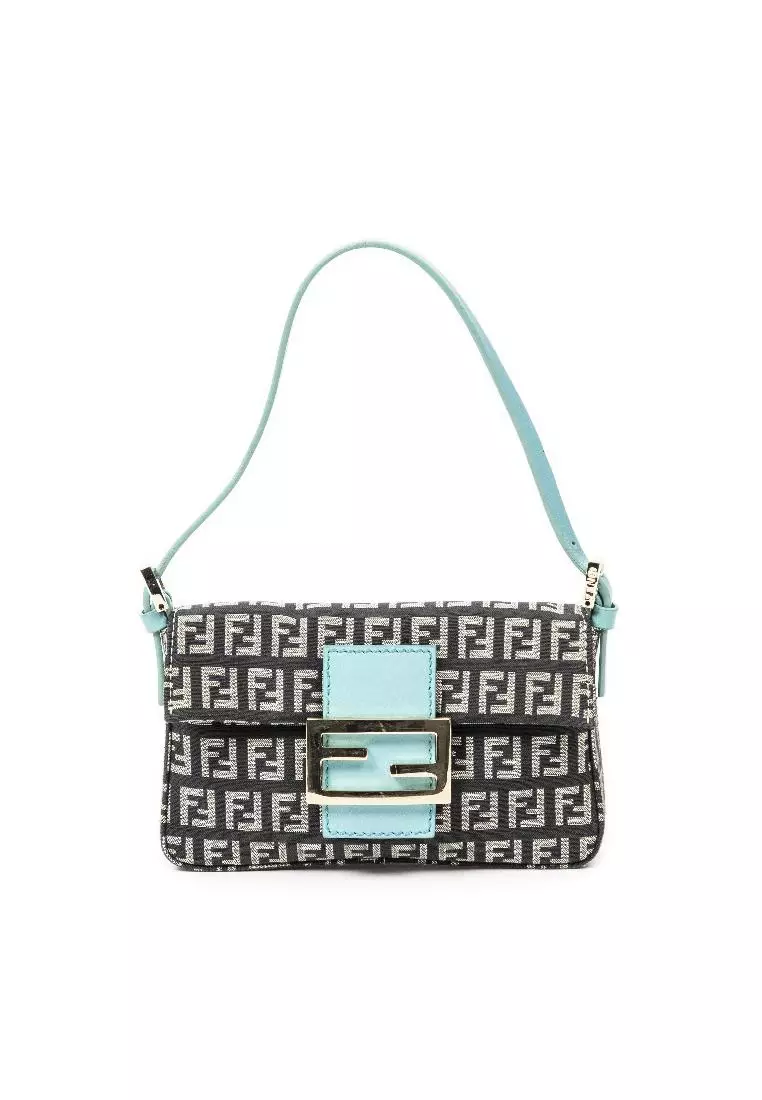 Fendi mini discount baguette blue